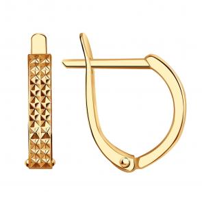 Золотые серьги МАГНАТ МА 011547 фото